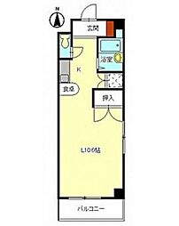 MGビル ワンルームの間取図画像