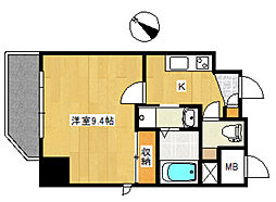 EIGHT VALLEY59 五日市駅前 1Kの間取図画像