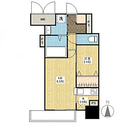 月光鎮守府 1LDKの間取図画像