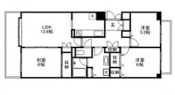 井口台パークヒルズ参番館 3LDKの間取図画像