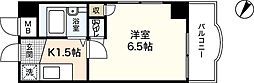 グランビア落合 1Kの間取図画像