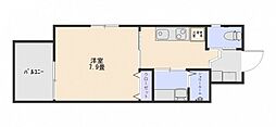 フジビル25 1Kの間取図画像
