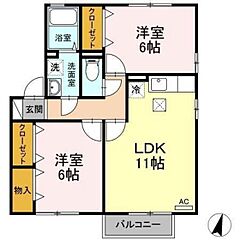 物件の間取り