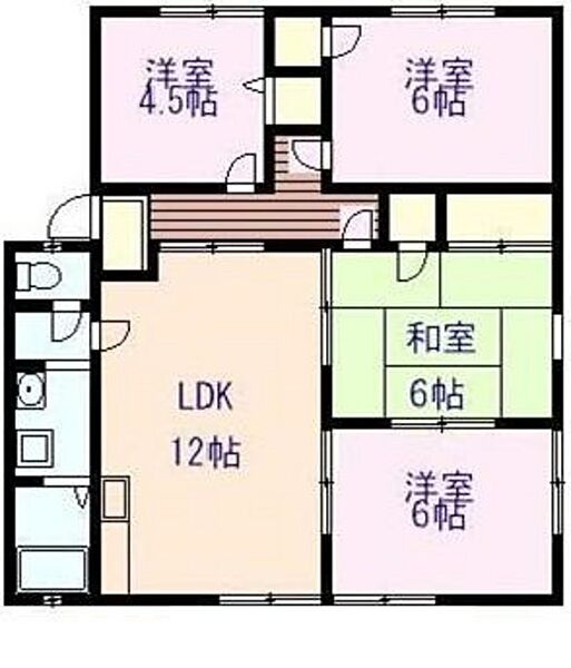 広島県広島市東区戸坂惣田1丁目(賃貸アパート4LDK・2階・74.48㎡)の写真 その2