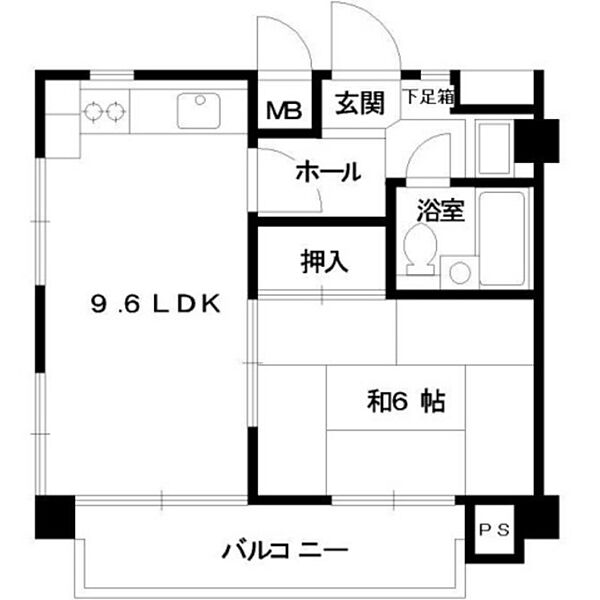 広島県広島市中区舟入南3丁目(賃貸マンション1LDK・6階・35.20㎡)の写真 その2