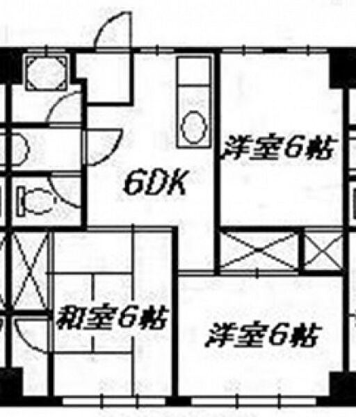 広島県広島市中区舟入中町(賃貸マンション3DK・5階・45.00㎡)の写真 その2