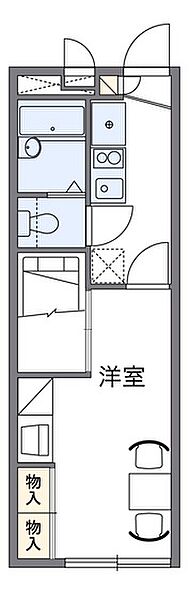 レオパレス長楽寺 ｜広島県広島市安佐南区長楽寺2丁目(賃貸アパート1K・1階・22.35㎡)の写真 その2