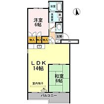 広島県広島市西区井口4丁目（賃貸マンション2LDK・2階・58.68㎡） その2