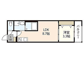 広島県広島市西区草津浜町（賃貸アパート1LDK・2階・30.07㎡） その2