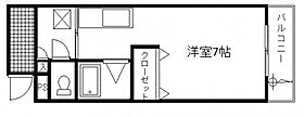 広島県広島市南区京橋町（賃貸マンション1R・3階・25.40㎡） その2