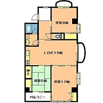 サングリーンII  ｜ 広島県広島市安佐南区緑井2丁目（賃貸マンション3LDK・3階・90.00㎡） その2