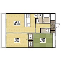 ミニヨンフルールAWA  ｜ 広島県広島市安佐南区八木4丁目（賃貸マンション2LDK・2階・57.60㎡） その2