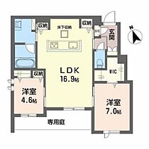 フィーノ  ｜ 広島県広島市安佐南区緑井2丁目（賃貸マンション2LDK・1階・65.80㎡） その2