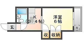 広島県広島市西区中広町3丁目（賃貸マンション1K・4階・18.00㎡） その2