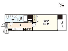 広島県広島市中区千田町3丁目（賃貸マンション1K・8階・29.77㎡） その2