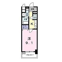 広島県広島市西区中広町3丁目（賃貸マンション1K・6階・29.20㎡） その2