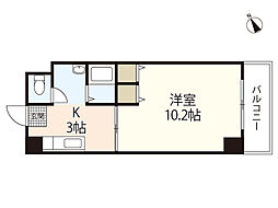 フレーバー 1Kの間取図画像