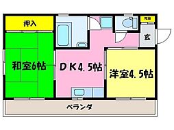 間取図画像 2DK
