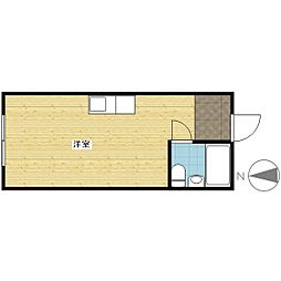 セントラル瀬戸内ビル ワンルームの間取図画像