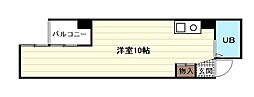 NEPHEL榎町 ワンルームの間取図画像