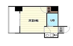 NEPHEL榎町 ワンルームの間取図画像