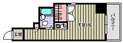 プラスパー東雲 ワンルームの間取図画像