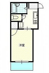 セトル光洋 1Kの間取図画像