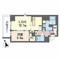 間取図画像 1LDK