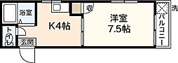間取図画像 1K
