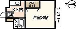 間取図画像 1K