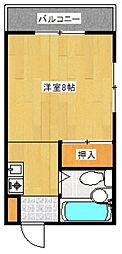 サンピア三滝 ワンルームの間取図画像