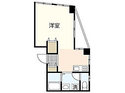 番匠ビル ワンルームの間取図画像
