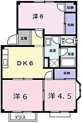 間取図画像 3DK