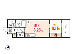 間取図画像 1LDK