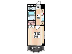 セレッソ・M 1Kの間取図画像