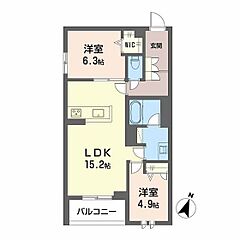 物件の間取り