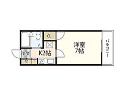 ハウスNT 1Kの間取図画像