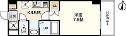 アトラクティブハイム 1Kの間取図画像