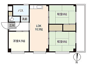 キクスイビル  ｜ 広島県広島市西区井口3丁目（賃貸マンション3LDK・2階・59.15㎡） その2