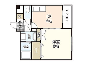 広島県広島市中区堺町1丁目（賃貸マンション1DK・2階・35.25㎡） その2