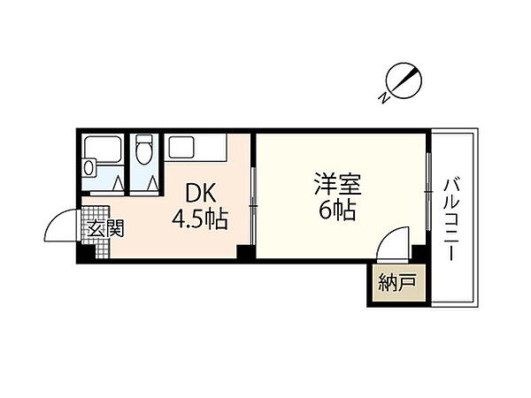 豊明ビル ｜広島県広島市西区己斐本町2丁目(賃貸マンション1DK・3階・22.47㎡)の写真 その2