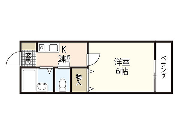 セジュールＮ ｜広島県広島市安佐南区相田4丁目(賃貸アパート1K・1階・20.25㎡)の写真 その2