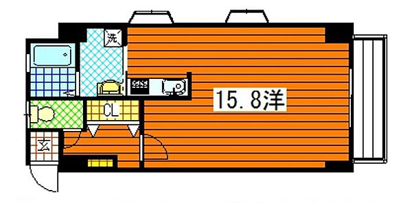 コーポ西翠 ｜広島県広島市南区西翠町(賃貸マンション1R・3階・37.10㎡)の写真 その2