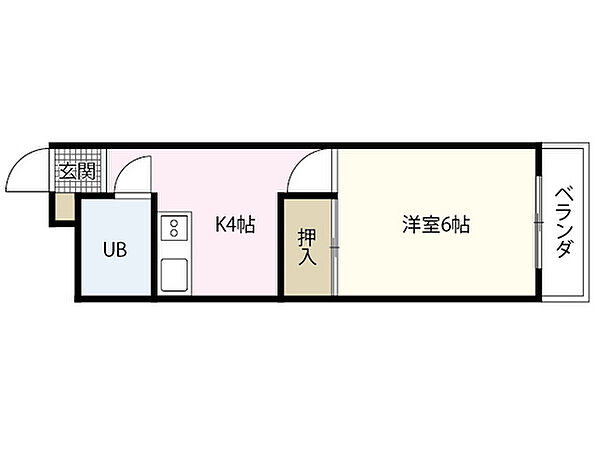 谷原ビル ｜広島県広島市南区出汐1丁目(賃貸マンション1K・3階・23.00㎡)の写真 その2