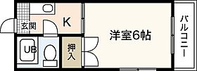 串戸ハイム  ｜ 広島県廿日市市串戸1丁目（賃貸マンション1K・3階・17.01㎡） その2