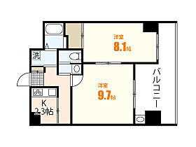 広島県広島市安佐南区中須1丁目（賃貸マンション2K・2階・47.82㎡） その2