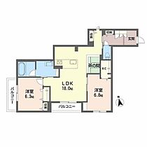 メゾン　ナカムラ  ｜ 広島県広島市安佐南区高取北1丁目（賃貸マンション2LDK・3階・73.20㎡） その2