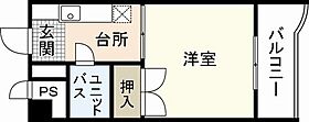 広島県広島市西区天満町（賃貸マンション1K・2階・23.76㎡） その2