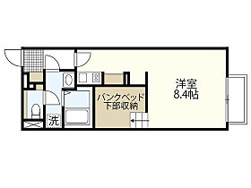 ミランダＮｅｘｔ　ＳｔａｇｅIII  ｜ 広島県広島市安佐南区伴中央6丁目（賃貸アパート1R・2階・26.08㎡） その2