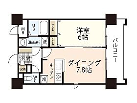 広島県広島市中区十日市町2丁目（賃貸マンション1LDK・4階・40.06㎡） その2